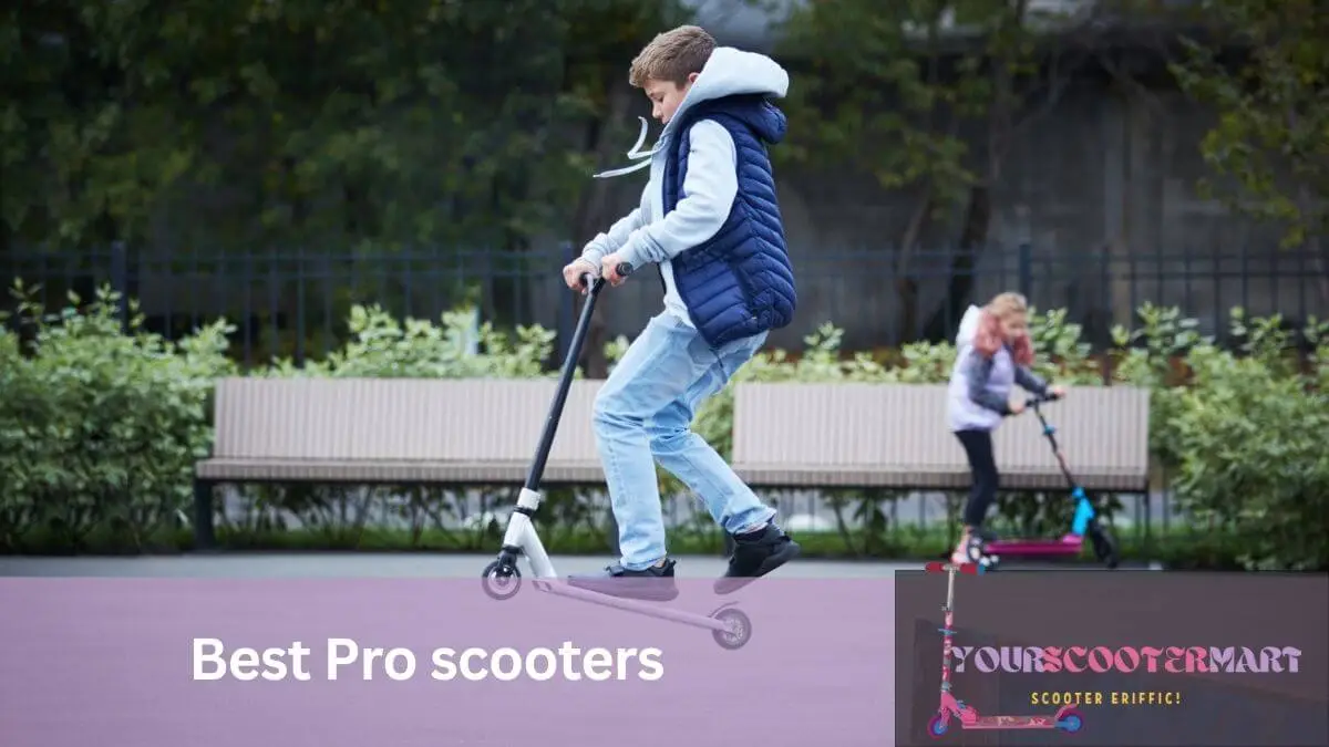 Man performing tricks on best pro scooters