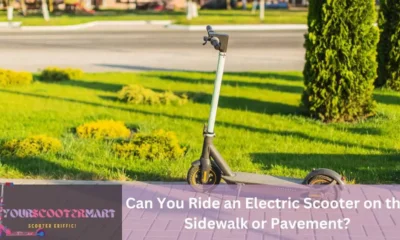 Can You Ride an Electric Scooter on the Sidewalk or Pavement?