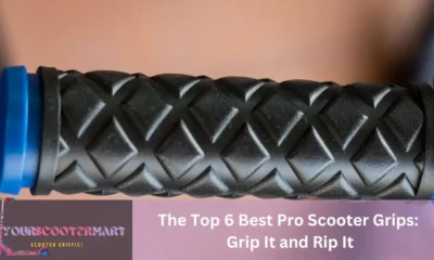 Best Pro scooter Grips in black and blue color
