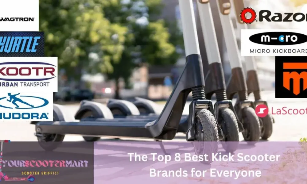 Best kick scooter brands and their logos