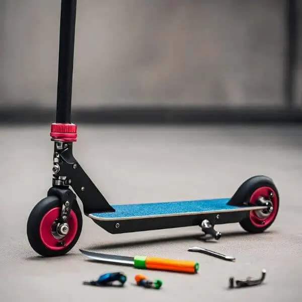 Materials needed to install scooter grip tape