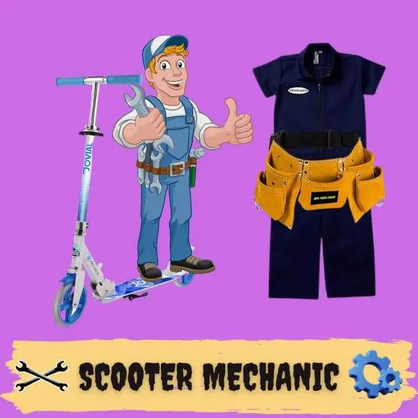 Scooter mechanic Halloween costume 
