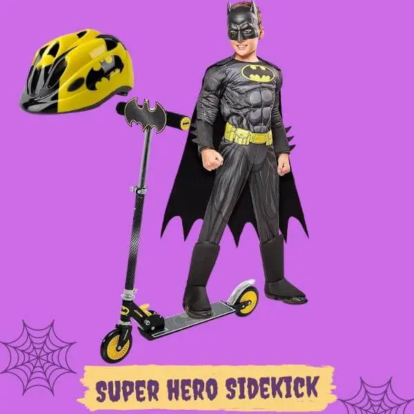 Super hero scooter sidekick costume